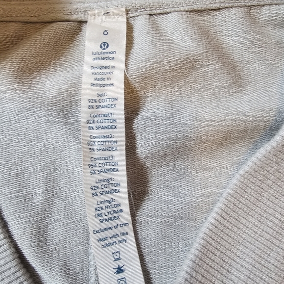 Lululemon multi Grey asymmetrical zippered sweater/cardigan - Picture 4 of 5